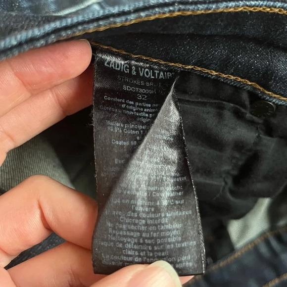 Zadig & Voltaire Strokes Brut Jeans/Denim - Picture 8 of 10